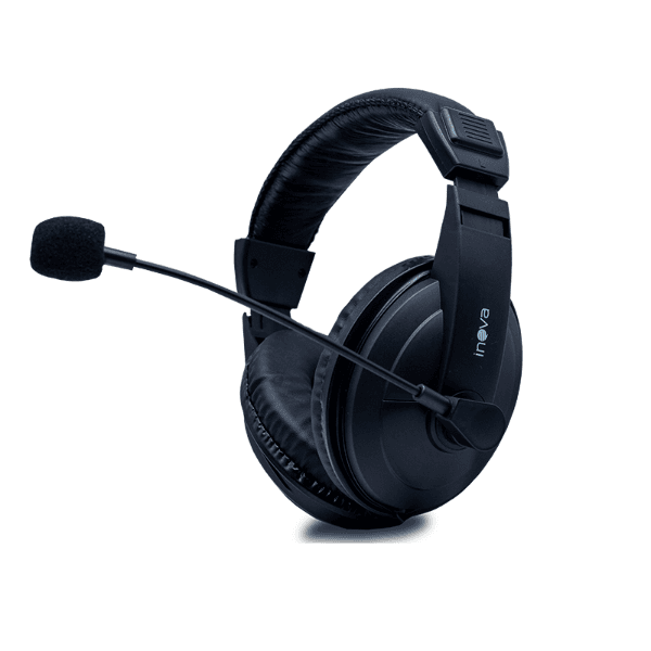 Fone de Ouvido Inova Fon-0013 Estéreo com Microfone 3.5Mm Preto