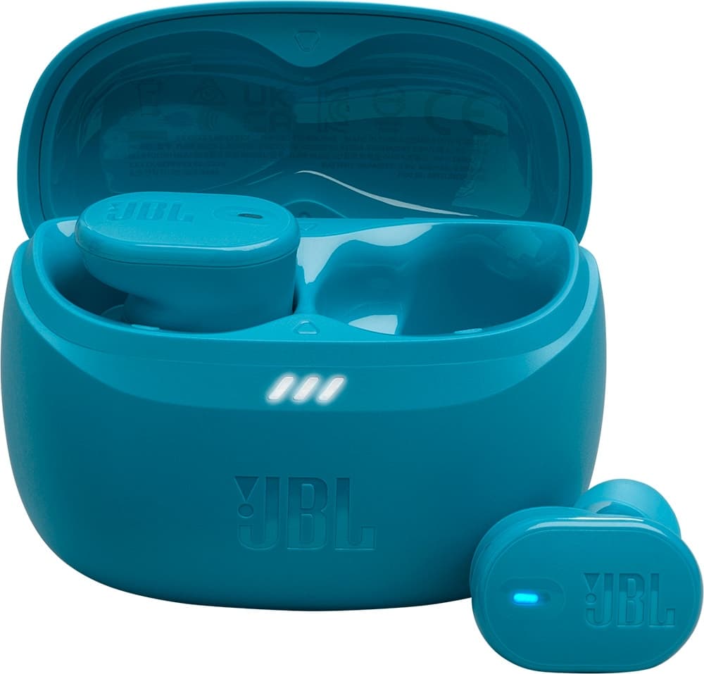 Fones de Ouvido JBL Tune Buds 2 Bluetooth Turquesa (com Cancelamento de Ruído)