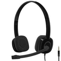 Fone de Ouvido Logitech H151 Stereo Com Fio - Preto