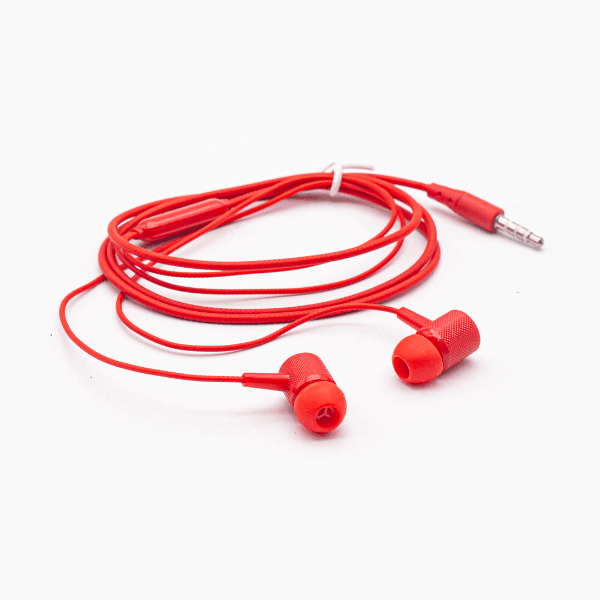 Fones de Ouvido Luo Lu-A04 Conector 3.5Mm Vermelho
