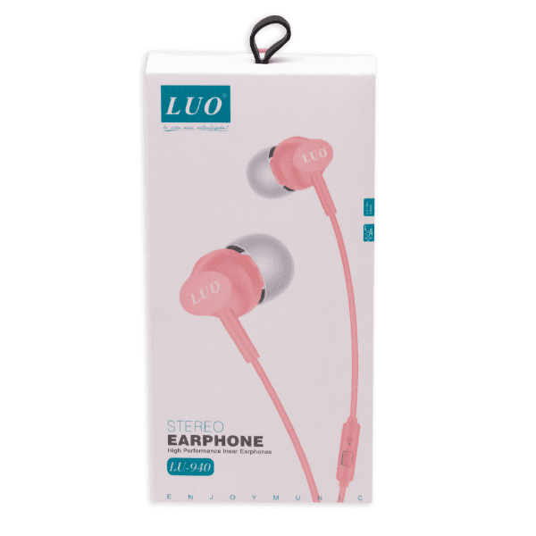 Fone de Ouvido Luo Lu-940 Rosa