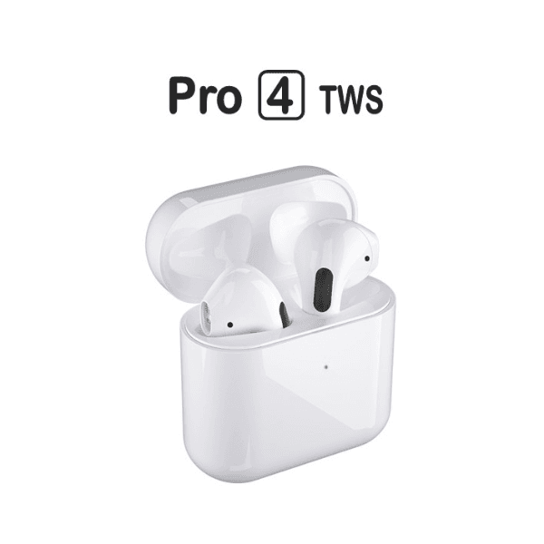 Fones de Ouvido Sem Fio 4 Tws Bluetooth Branco