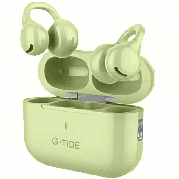 Fone de Ouvido Sem Fio G-Tide Clip-On com Bluetooth Verde