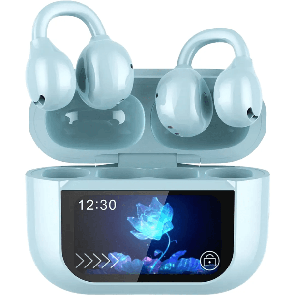 Fone de Ouvido Sem Fio G-Tide Future Clip Earphone com Tela Azul
