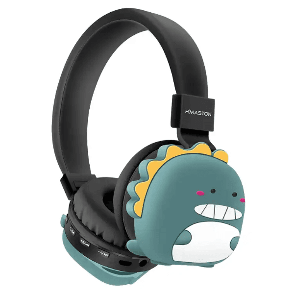 Fones de Ouvido H'Maston Sn18 Super Bass Com Bluetooth Preto/Verde