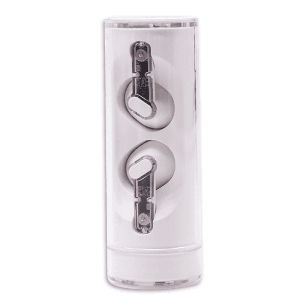 Fones de Ouvido Ur J20 Hybrid Enc Com Bluetooth 5.2 Transparente/Branco
