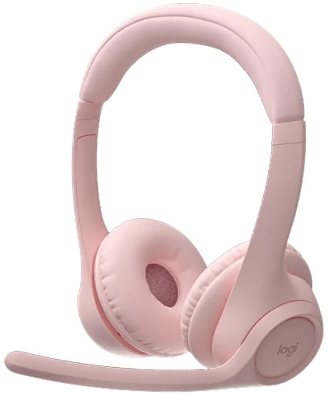 Fone de Ouvido Sem Fio Logitech Zone 300 Bluetooth Rosa