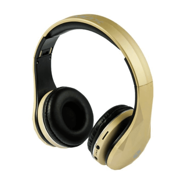 Fone de Ouvido Sem Fio Mox Mo-Bh551 Bluetooth Dourado / Preto