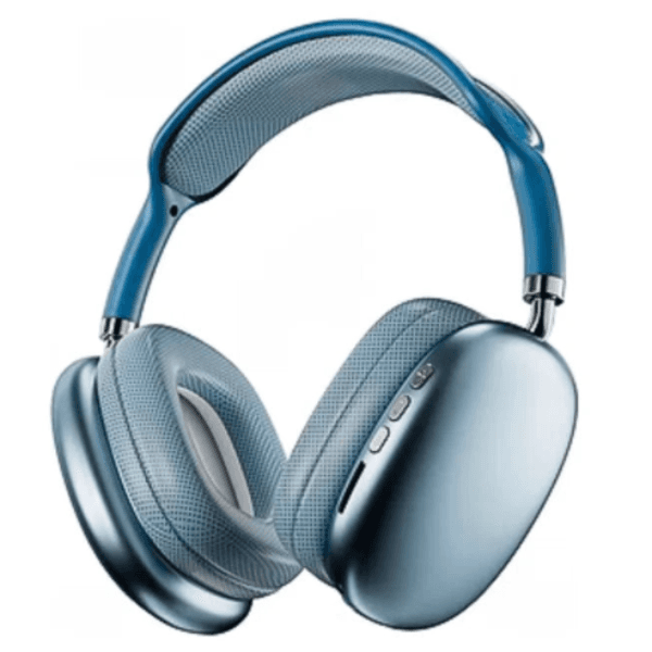 Fone de Ouvido Sem Fio P9 Pro Max Bluetooth Azul
