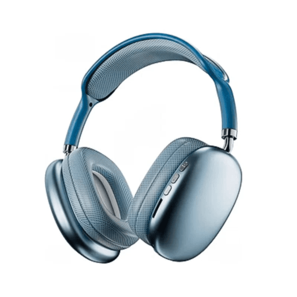 Fone de Ouvido Sem Fio P9 Pro Max com Bluetooth Azul