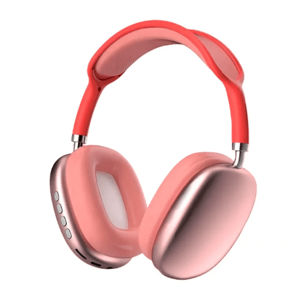 Fones de Ouvido P9 Pro Max Bluetooth Vermelho
