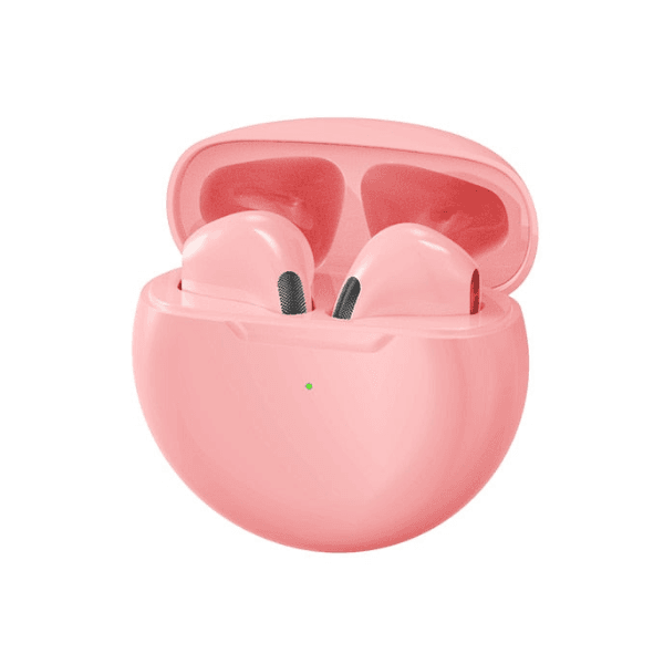 Fone de Ouvido Sem Fio Geral Pro 6 Bluetooth V5.1+EDR 5V / 1A Rosa