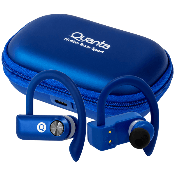 Fone de Ouvido Sem Fio Quanta Motion Buds Pro Qtfoe10 com Bluetooth 5.1 e Microfone - Azul