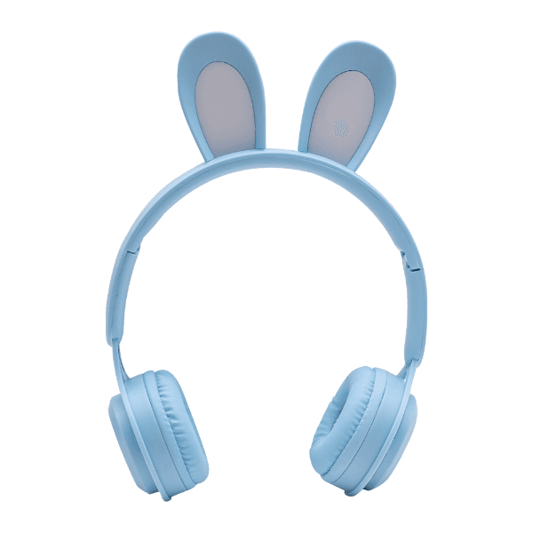 Fone de Ouvido Sem Fio Stereo Headphone Geral Mz-08R Com Bluetooth 400Mah Azul Claro