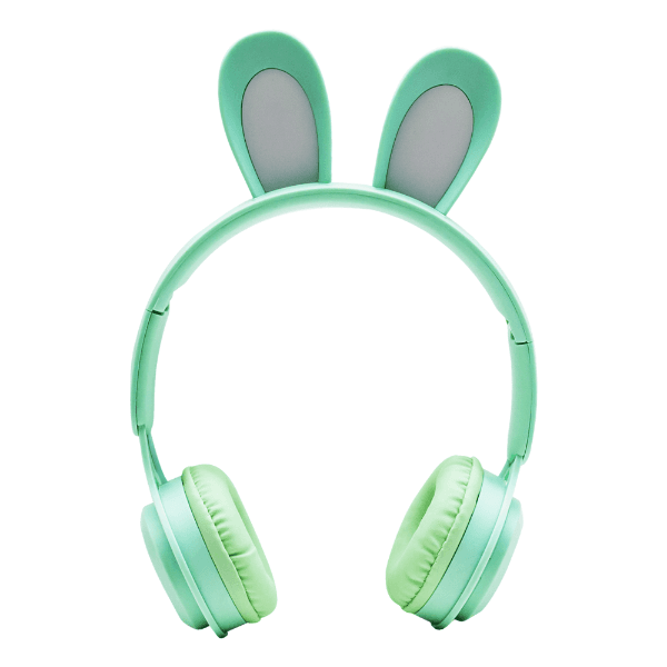 Fone de Ouvido Sem Fio Stereo Headphone Mz-08R Com Bluetooth 400Mah Verde Claro