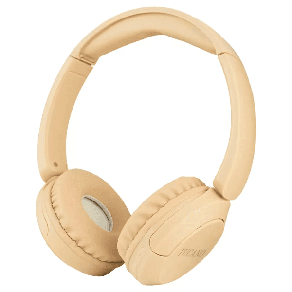 Fones de Ouvido Sem Fio Tucano Tc-100 Pure Bass Com Bluetooth - Bege