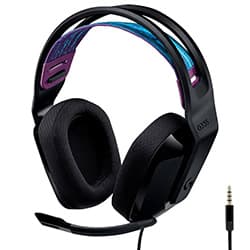 Fone Gamer Logitech G335 Keep Com Fio Preto