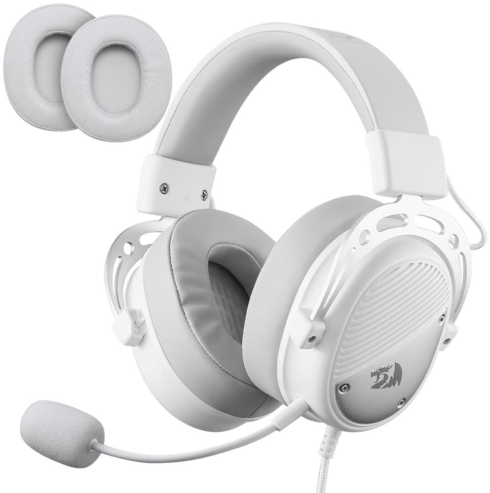 Fones de Ouvido Redragon H730W Thoridal 3D White