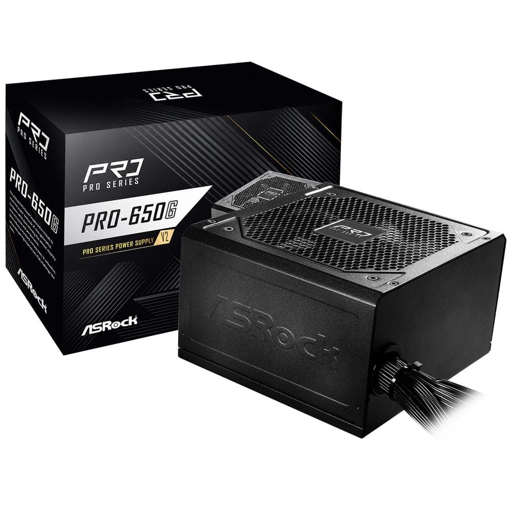 Fonte Asrock Pro-650G V2 650W 80 Plus Gold