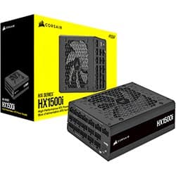 Fonte de Alimentação Corsair HX1500I 1500W ATX / Modular / Cybenetics Platinum - CP-9020309-NA (ATX 3.1)