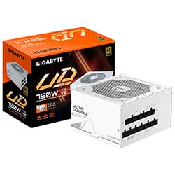 Fonte de Alimentação Gigabyte GP-UD750GM PG5 ICE V2 750W ATX / Modular / 80 Plus Gold - Branco (ATX 3.1)