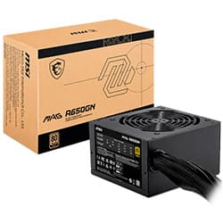 Fonte de Alimentação MSI Mag A650GN II 650W ATX / Não Modular / 80 Plus Gold