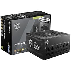 Fonte de Alimentação Msi Mag A850GL 850W Atx Modular 80 Plus Gold (Atx 3.1)
