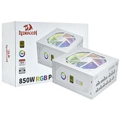 Fonte de Alimentação Redragon GC-PS007W-1 850W ATX / Modular / 80 Plus Gold - Branco