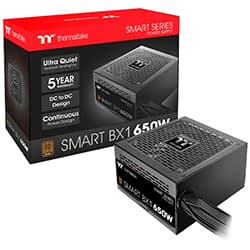 Fonte de Alimentação Thermaltake Smart BX1 650W ATX / Não Modular / 80 Plus Bronze - PS-SPD-0650NNFABU-4