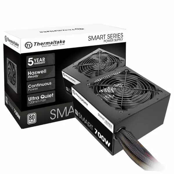 Fonte Thermaltake Smart Series 700W Atx Não Modular 80 Plus White