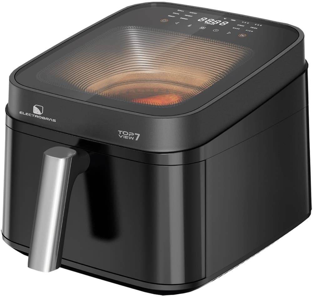 Fritadeira Elétrica Electrobras Ebaf-70-TV Air Fryer Top View 7 7L 220V/50-60Hz