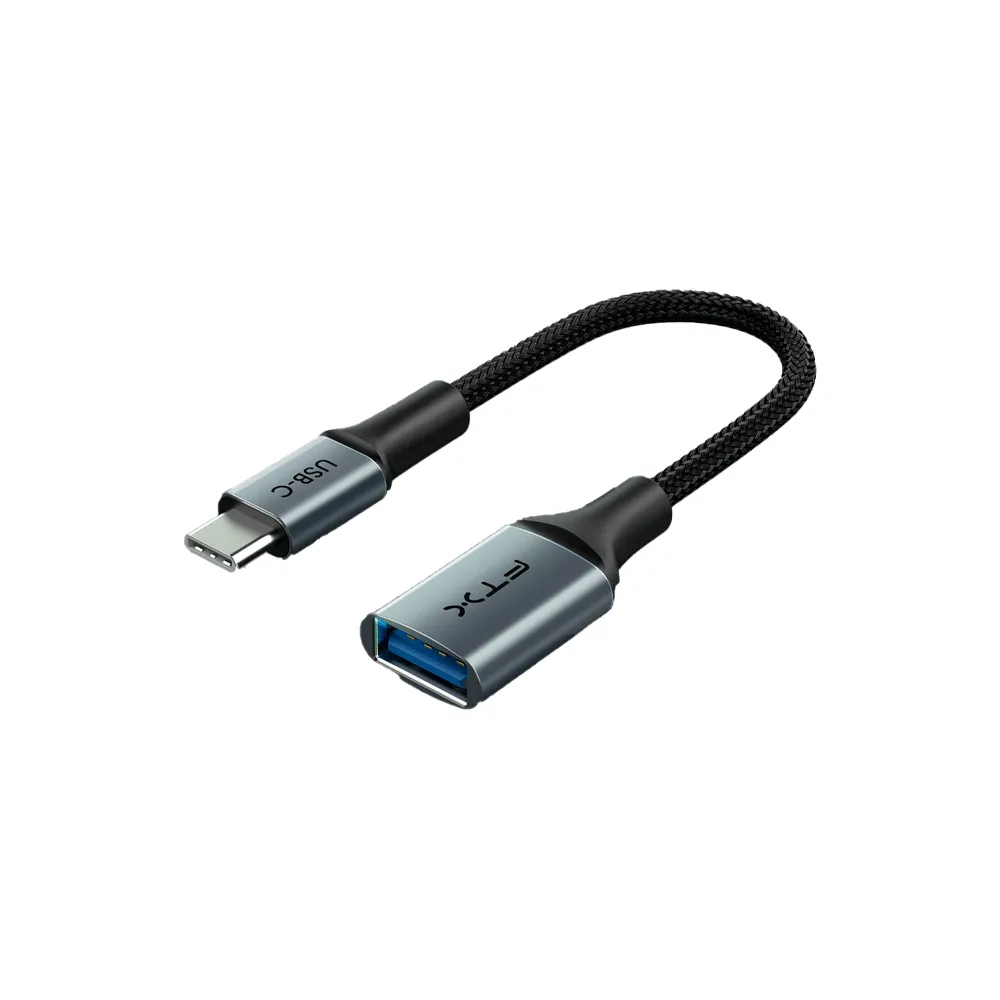 Adaptador Ftx Ftx-Cmaf3.0-Ag0.15 USB-C para USB 3.0 Otg Cinza