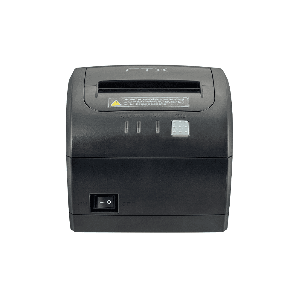 Impressora Térmica Ftx Ftxp-80S USB/Rede/Serial Bivolt Preta