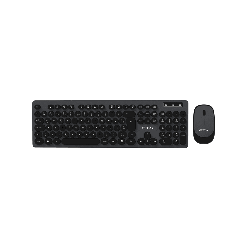 Teclado + Mouse Ftx Ftxkm400 Usb Pop/ Negro