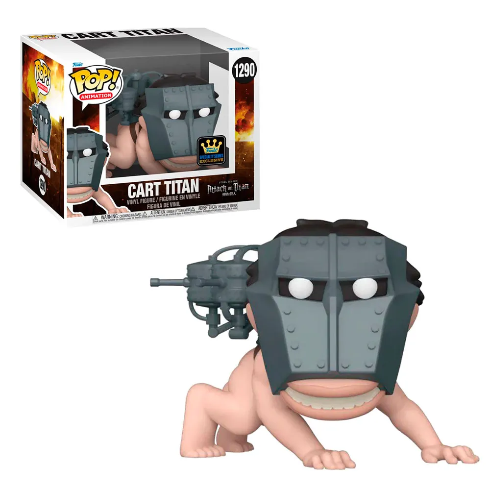 Funko Coleccionables Pop Attack On Titan Cart Titan 1290 S.edition 198 Plastico S/c