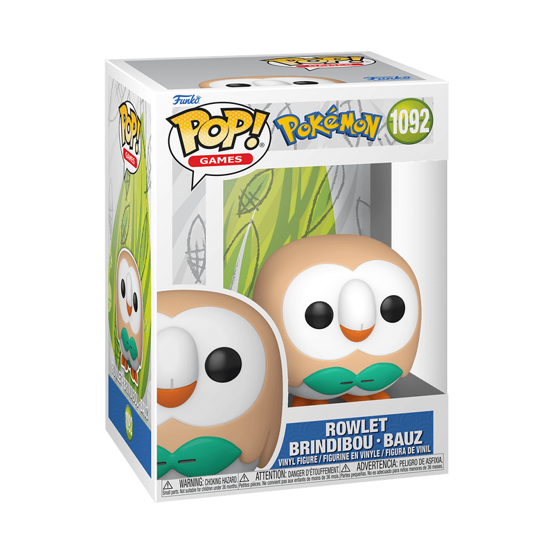 Funko Pop! Colecionáveis Pokémon S7 Rowlet 1092