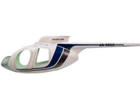 Fuselagem Hughes 500 Azul Dynam