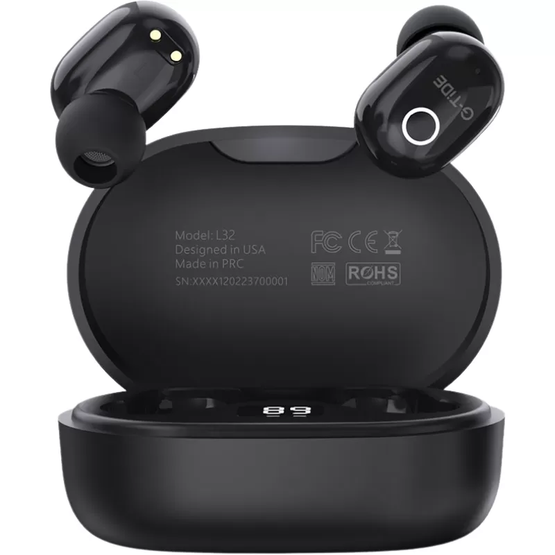 Fones de Ouvido G-Tide L32 Bt Earphone Black