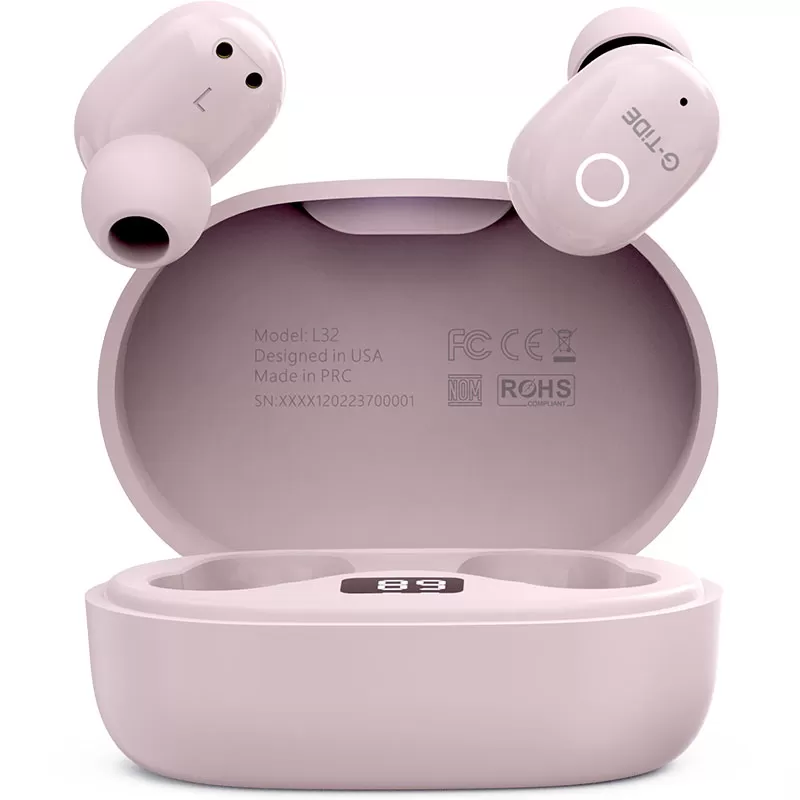 Fones de Ouvido G-Tide L32 Bt Earphone Rosa