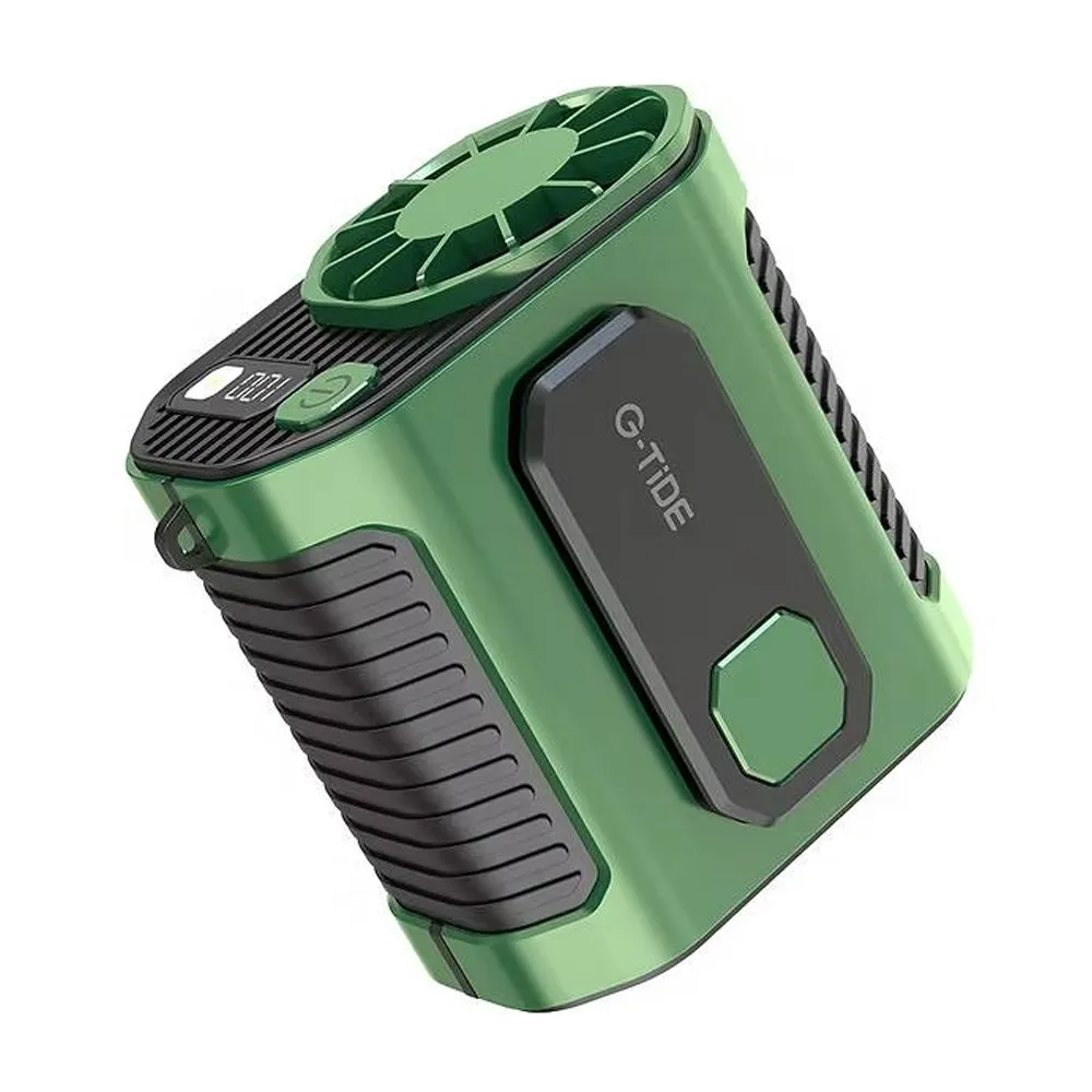Mini Ventilador G-Tide Fw01 5V Recarregável Verde
