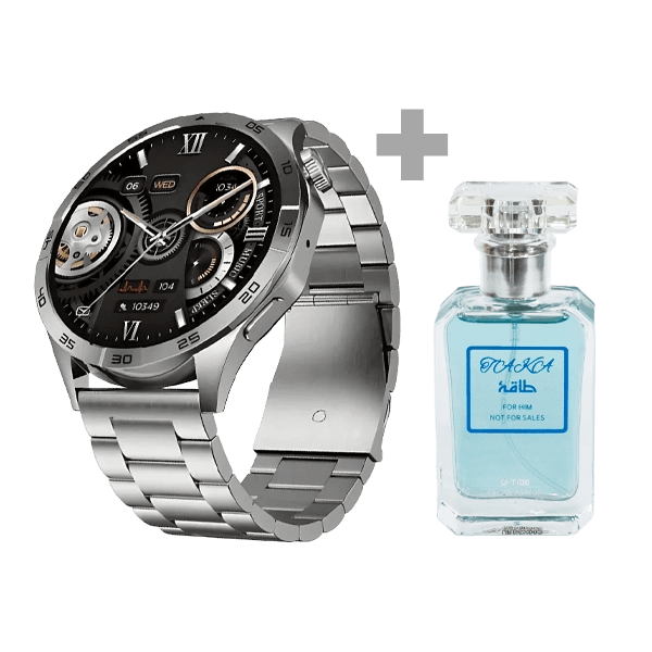 Smartwatch G-Tide Kit Power Silver + Taka Perfume