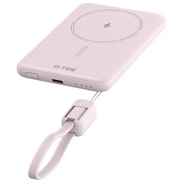 Carregador Portátil G-Tide Slim 01 5000mAh 20W Bege