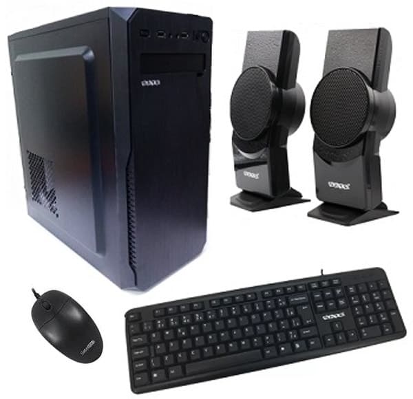 Kit Barebone Gabinete Atx Satellite K701 com Teclado, Mouse e Speaker