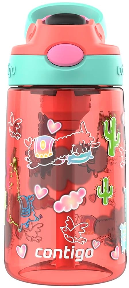 Garrafa Infantil Contigo Aubrey 414 mL Coral