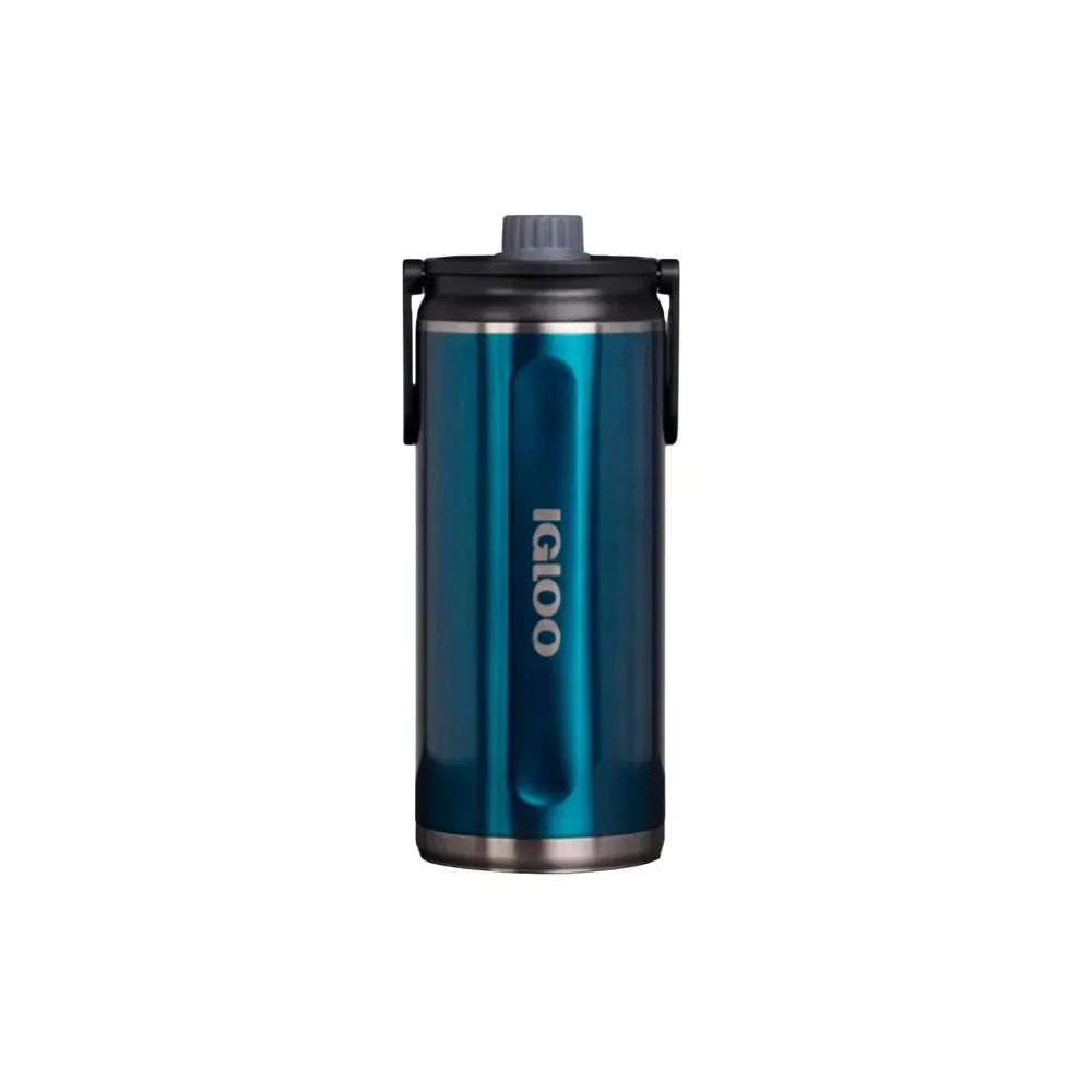 Garrafa Igloo Chug Btl Azul Moderno c/Manija 4P 2.4L Sstl