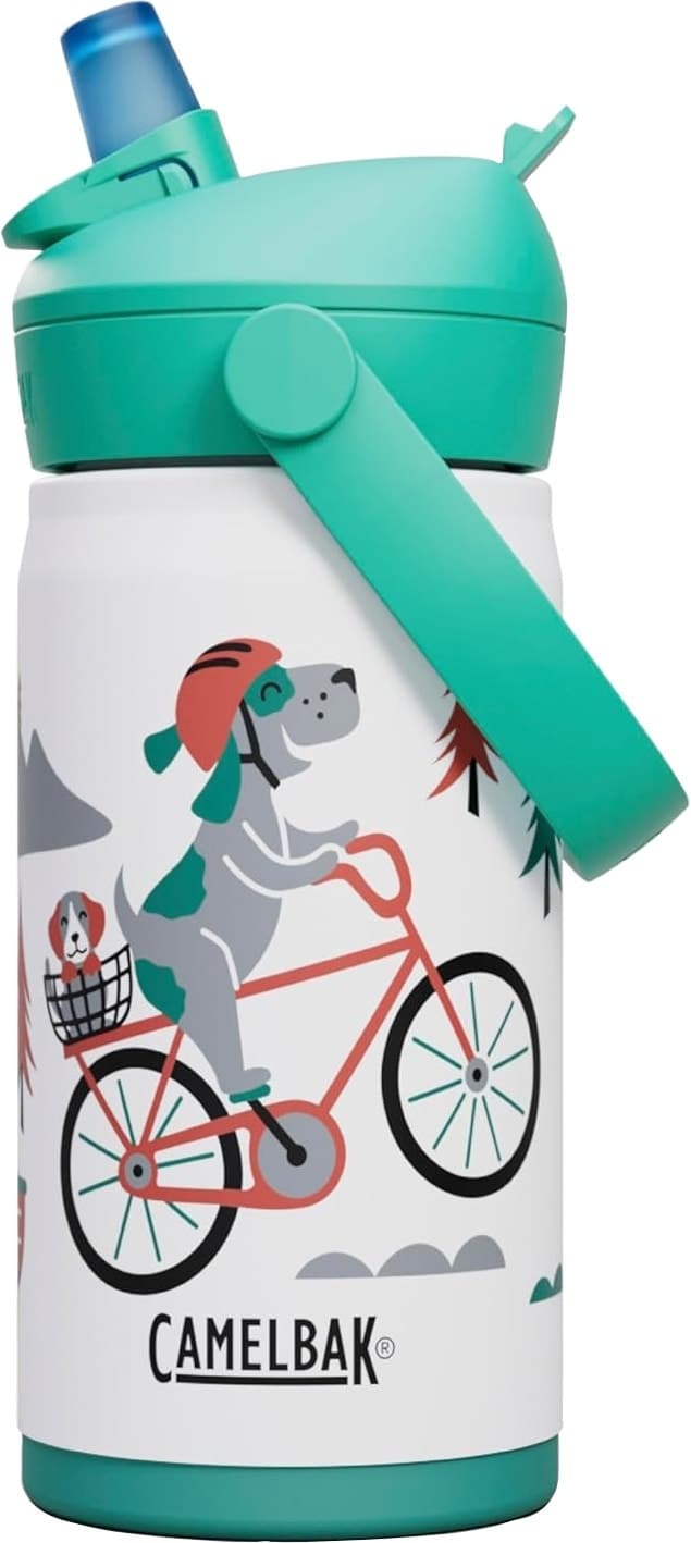 Garrafa Térmica Camelbak Thrive Flip Straw Kids 350ml - Biking Dogs