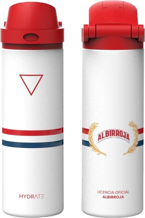 Garrafa Térmica Hydrate Albirroja Fan Stripes Edition 2 Em 1 - 680mL