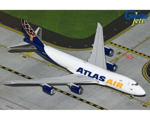 Avião Gemini Jets 1:400 Atlas Air B747-8F Gjgti2203