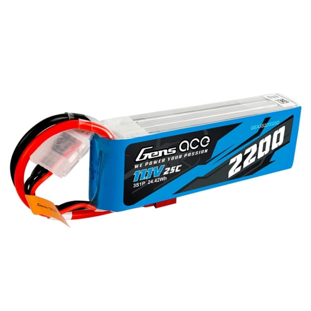 Gens Ace 11.1V 2200mAh 25C 3S G-Tech com Conector Deans
