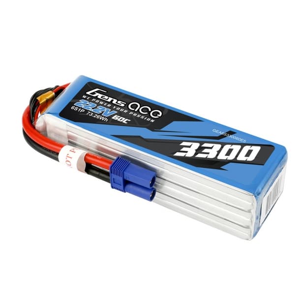 Gens Ace 22.2V 3300mAh 60C 6S G-Tech Ec5